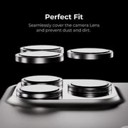 Blupebble Camera Lens Protector White iPhone 15 Pro/Max