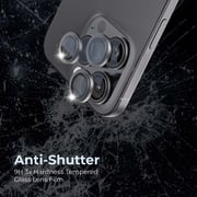Blupebble Camera Lens Protector Black iPhone 15 Pro/Max