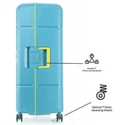 American Tourister Trigard 1 Pc Spinner Luggage Trolley Case Scuba Blue