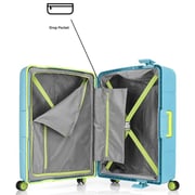 American Tourister Trigard 1 Pc Spinner Luggage Trolley Case Scuba Blue