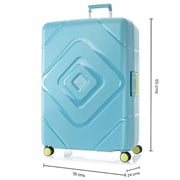 American Tourister Trigard 1 Pc Spinner Luggage Trolley Case Scuba Blue