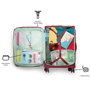 American Tourister Altair 1 Pc Spinner Luggage Case Red