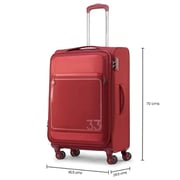 American Tourister Altair 1 Pc Spinner Luggage Case Red