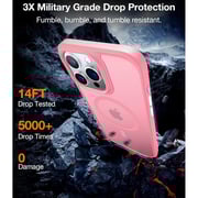 Torras Magnetic Case Titanium Pink iPhone 15 Pro Max