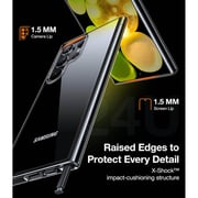 Torras Diamond Clear Case Transparent Samsung Galaxy S24 Ultra