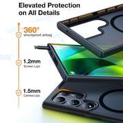 Torras Shockproof Case Black Samsung Galaxy S24 Ultra