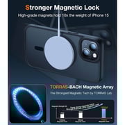 Torras Magnetic Shockproof Case Black iPhone 14/15