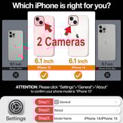 Torras Magnetic Shockproof Case Black iPhone 14/15
