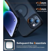 Torras Magnetic Shockproof Case Black iPhone 14/15