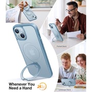 Torras Ultra Magnetic Case Matte Blue iPhone 15