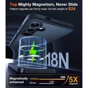 Torras Magnetic Guardian Case Black Galaxy S24