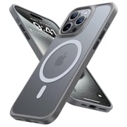 Torras Magnetic Case Natural Titanium iPhone 15 Pro Max