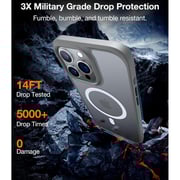 Torras Magnetic Case Natural Titanium iPhone 15 Pro Max