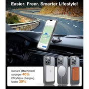 Torras Magnetic Case Natural Titanium iPhone 15 Pro Max