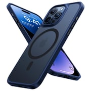 Torras Ultra Magnetic Case Blue Titanium iPhone 15 Pro