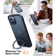 Torras Ultra Magnetic Case Matte Black iPhone 15