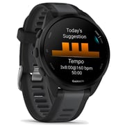 Garmin 010-02863-20 Forerunner 165 Smartwatch Black/Slate Grey