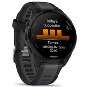 Garmin 010-02863-30 Forerunner 165 Smartwatch Music Black/Slate Grey