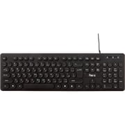 Point USB Keyboard,RGP, Wired, Ergonomic, Black - PT-504