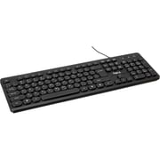 Point USB Keyboard,RGP, Wired, Ergonomic, Black - PT-504