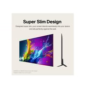 LG 55 Inch QNED QNED80 4K Smart TV AI Magic remote HDR10 webOS24 - 55QNED80T6B (2024)