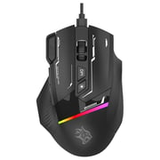 Porodo Gaming 8D RGB Wired Mouse 1.5m Black