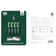 Green Lion Rechargeable AAA Alkaline Battery Green