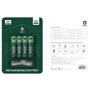 Green Lion Rechargeable AA Alkaline Battery Green