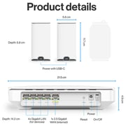 Linksys AX3000 Velop Node 2 Dual Band Micro 6 Mesh Router