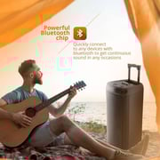 Afra Trolley Speaker with Remote Control & Mic AF-60TSBK