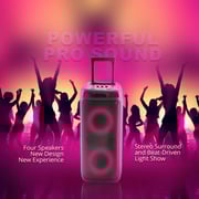 Afra Trolley Speaker with Remote Control & Mic AF-60TSBK