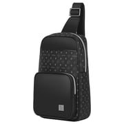 Wiwu Master Fingerprint Lock Crossbody Chest Bag Black