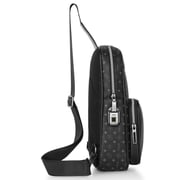 Wiwu Master Fingerprint Lock Crossbody Chest Bag Black