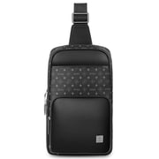 Wiwu Master Fingerprint Lock Crossbody Chest Bag Black