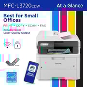 Brother MFC-L3720CDW All-in-One Color Laser Printer with Touch Screen