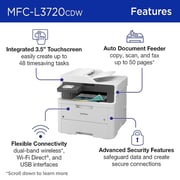 Brother MFC-L3720CDW All-in-One Color Laser Printer with Touch Screen