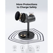 Aukey LCMC311GY 3 In 1 WLS Charger GRY