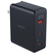 Aukey PAB7O 3P PD GaN Wall Charger BLK