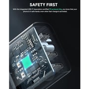Aukey PAB7O 3P PD GaN Wall Charger BLK