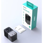 Aukey 1 Pc Universal Travel Adapter Black