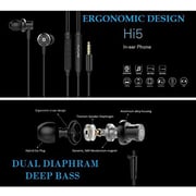 Hifuture HI5 Wired In Ear Headset Black