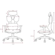 AFTERWORK Premium Ergonomic Gaming Chair Chrome
