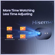 Hisense Laser Mini Projector with 4K HDR10 & Dolby Vision – C1