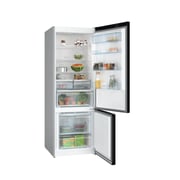 Series 4 free-standing fridge-freezer with freezer at bottom 193 x 70 cm Black stainless steel - Net Capacity 505 liter, KGN56CX30U (touch control)