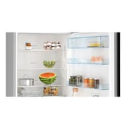 Series 4 free-standing fridge-freezer with freezer at bottom 193 x 70 cm Black stainless steel - Net Capacity 505 liter, KGN56CX30U (touch control)