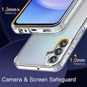 FITIT Clear Bumper TPU Case FOR Samsung Galaxy A15 Bundle with Screen Protector - FIT-CC-A15