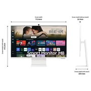 Samsung LS32DM801UMXUE M8 M80D UHD Smart Monitor 32inch