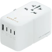 Smartix Premium Universel Travel Adaptor White - SM1BCTA5