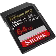 Sandisk C10 Extreme Pro SDXC Memory Card UHS-II 64GB SDSDXEP-064G-GN4IN