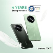 Realme 12x 256GB Glowing Black 5G Smartphone - Middle East Version